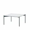 Adea Plateau soffbord marmor vit svart underrede 60x60