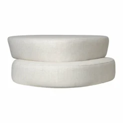 Ferm Living Plyo staple ottoman Off-white