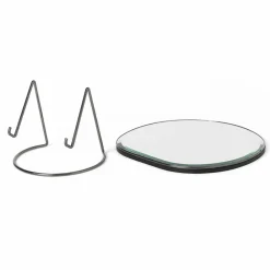 New Ferm Living Pond bordsspegel Dark chrome