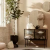 Outlet Ferm Living Pond Spegel dark chrome xl