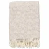 Klippan Yllefabrik Preppy pläd Beige melange
