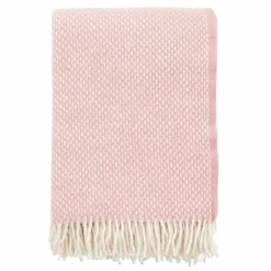 Klippan Yllefabrik Preppy pläd Misty rose