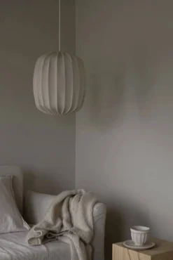 Watt & Veke Prisma lampskärm Ø35 cm linne Natural