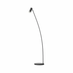 Discount Örsjö Belysning Puck golvlampa svart struktur
