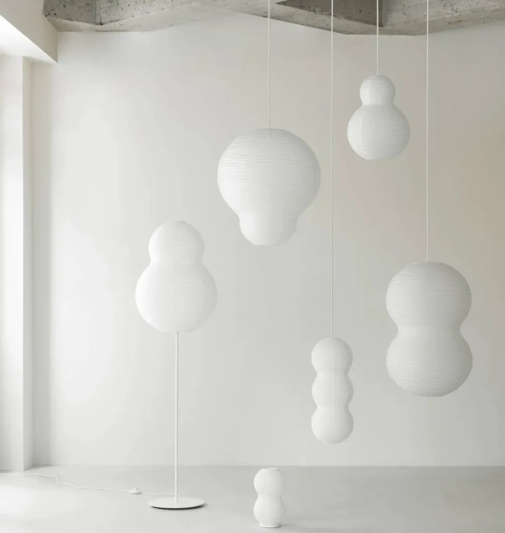 Normann Copenhagen Puff sladd med takkopp 2 5 m Vit