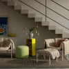 Outlet Hem Puffy loungefåtölj Anthracite-black grey