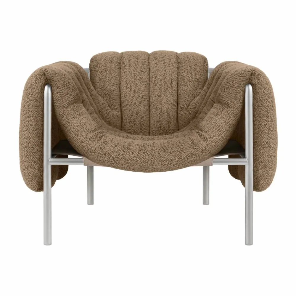 Outlet Hem Puffy loungefåtölj Sawdust-rostfritt stål