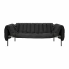 Hem Puffy 2 5-sits soffa 205 cm Anthracite-black grey