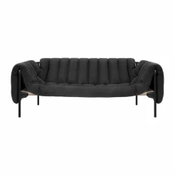Hem Puffy 2 5-sits soffa 205 cm Anthracite-black grey