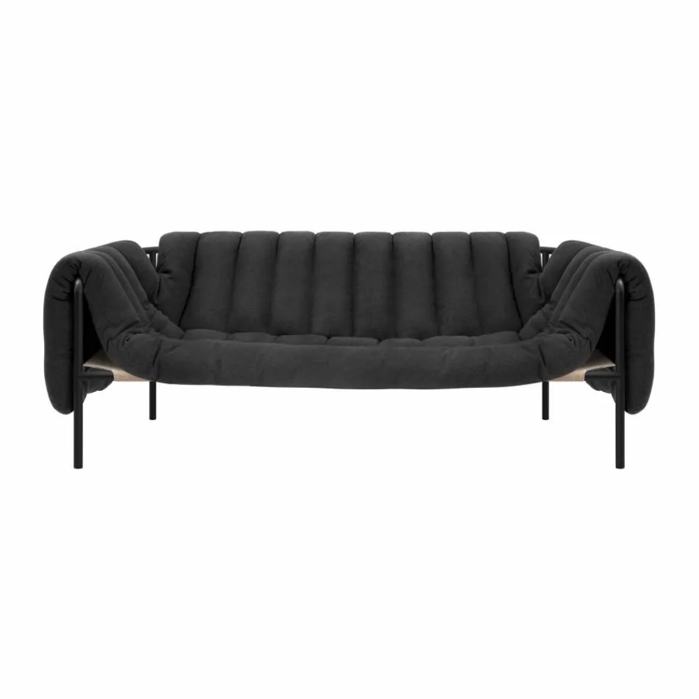 Hem Puffy 2 5-sits soffa 205 cm Anthracite-black grey