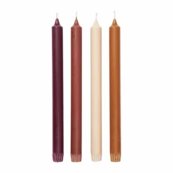 New Ferm Living Pure candles 4-pack Roseate Blend