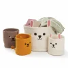 Barn Klippan Yllefabrik Rabbit korg Ø40 cm Vit