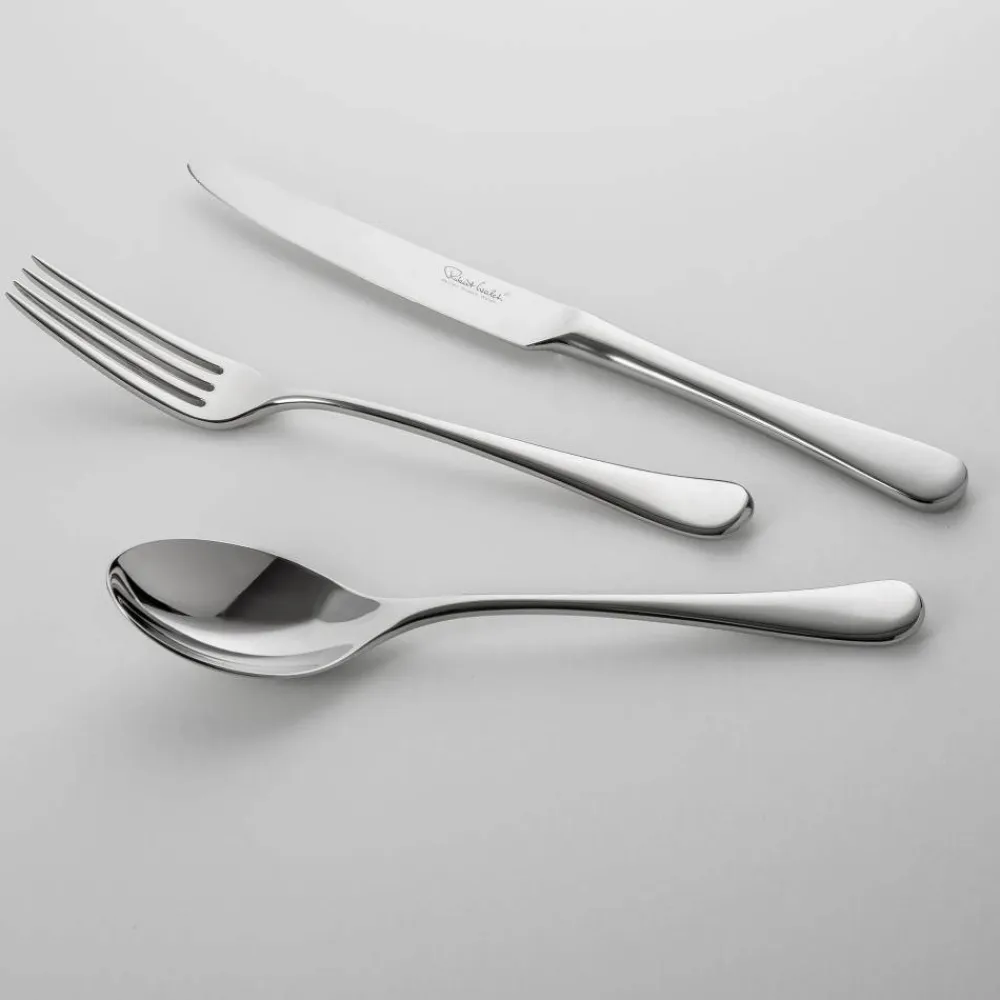 Robert Welch Radford bestickset blank 24 delar + 6 grillknivar