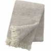 Klippan Yllefabrik Ralph ullpläd beige