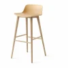&Tradition Rely HW123 barstol Beige sand-lackerad ek 75 cm