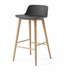 &Tradition Rely HW118 barstol Stone grey-lackerad ek 65 cm