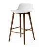 &Tradition Rely HW118 barstol White-lackerad valnöt 65 cm