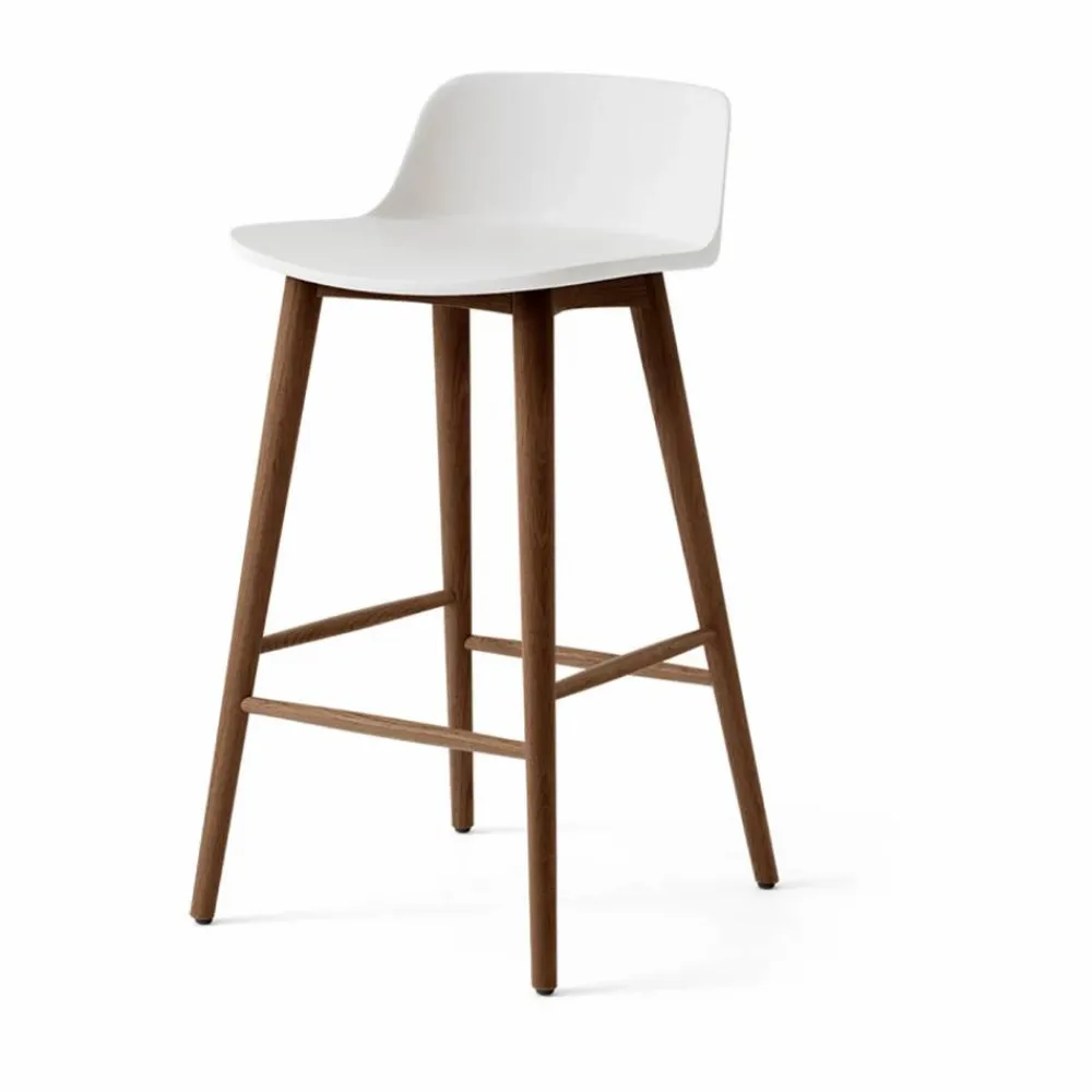 &Tradition Rely HW118 barstol White-lackerad valnöt 65 cm