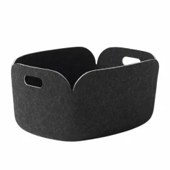 Muuto Restore förvaringskorg Black melange (svart)