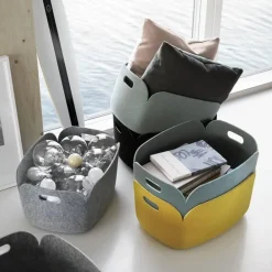 Muuto Restore förvaringskorg Dusty green (blekgrön)