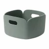 Best Muuto Restore förvaringskorg 28x28 cm Dusty green