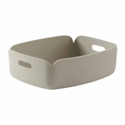 Muuto Restore tray förvaringskorg låg Sand