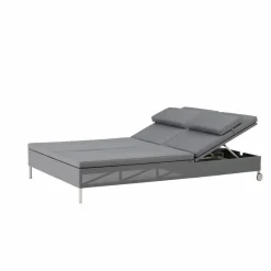 Sale Cane-line Rest solsäng Natté grey dubbel