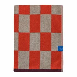 Discount Mette Ditmer Retro handduk Dark orange 70x33 cm