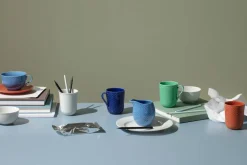Lyngby Porcelæn Rhombe mjölkkanna 39 cl Blå