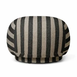 Clearance Ferm Living Rico pouf sittpuff Louisiana sand black
