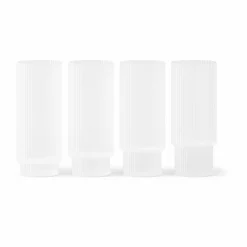 Sale Ferm Living Ripple long drink glas 4-pack Frosted