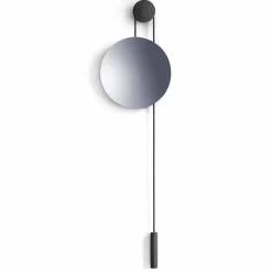 Sale New Works Rise and Shine spegel Burned oak-steel weight