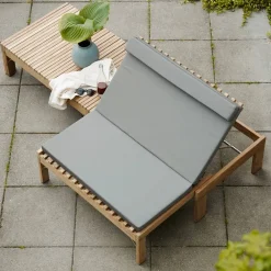Clearance Fritz Hansen Riviera lounge solsäng teak