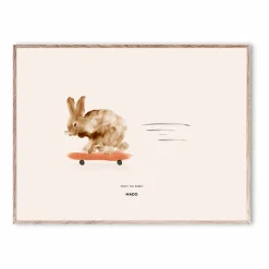 Barn Paper Collective Rocky the Rabbit poster 30x40 cm