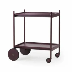 Normann Copenhagen Rul serveringsvagn Vinröd