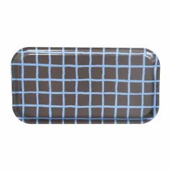 Fine Little Day Rutig bricka 22x43 cm Brown