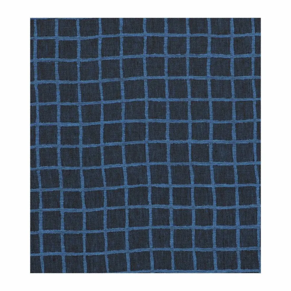 Fine Little Day Rutig tyg Blue-black