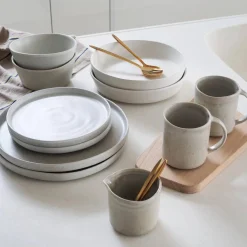 Scandi Living Sandsbro assiett Ljusgrå Ø20 cm