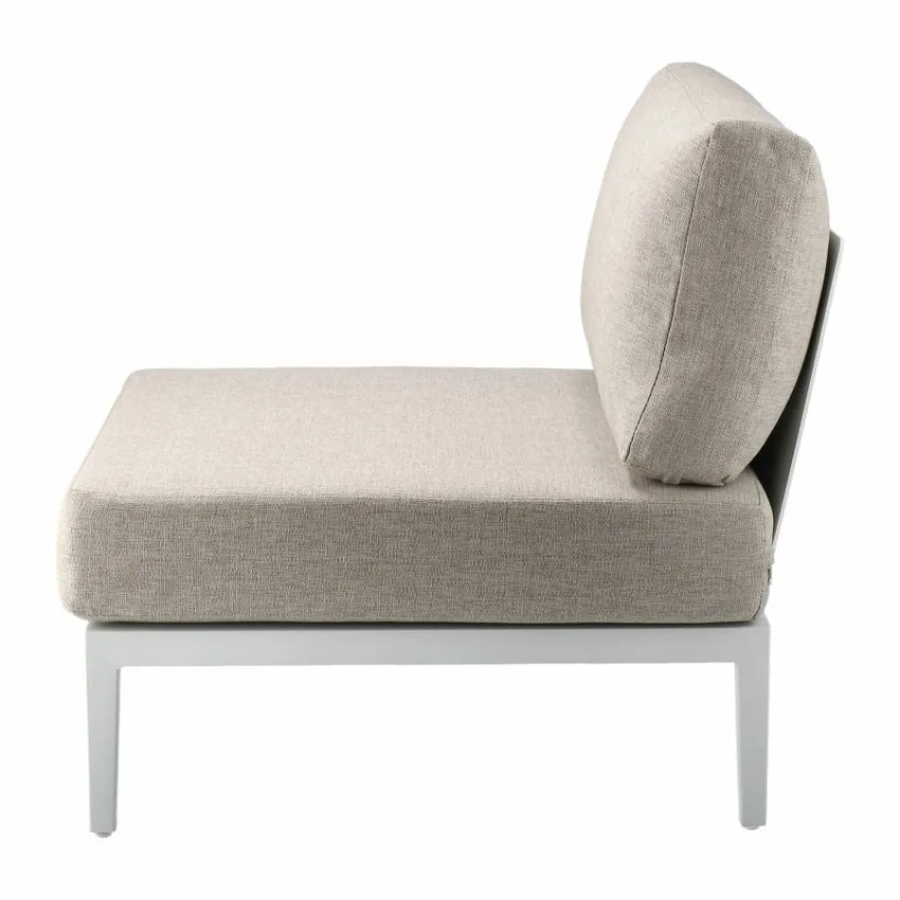 Online 1898 Santander modulsoffa mittmodul Vit-beige