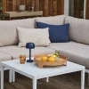 1898 Santander soffbord 78x78x40 cm Vit aluminium