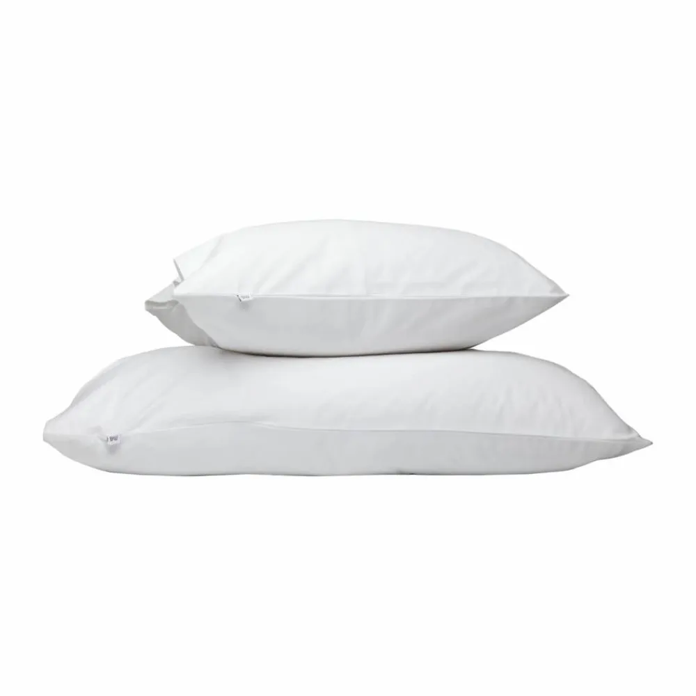 Mille Notti Satina plain örngott EKO Vit 50x90 cm