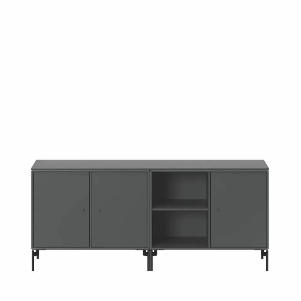 Outlet Montana Save sideboard Anthracite 04-svartlackade ben
