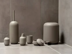 Zone Denmark Sensu tandborstmugg Ø7 4x9 5 cm Taupe