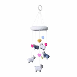 Barn Klippan Yllefabrik Sheep filtad mobil 15x50 cm