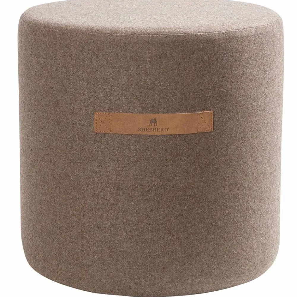 New Shepherd of Sweden Shepherd puff Sara 40 cm Cappuccino
