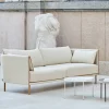 HAY Silhouette 2-sits soffa Linara 142-cognac leather piping-oiled oak