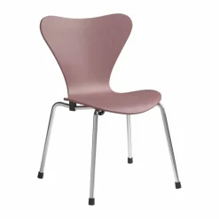 Barn Fritz Hansen 3177 Sjuan barnstol Wild rose färgad ask-krom