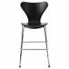 Sale Fritz Hansen 3177 Sjuan Junior stol krom Ash black