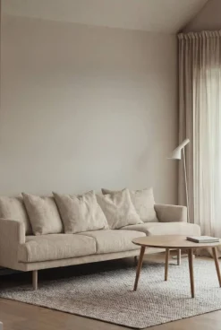 Hot 1898 Sjövik soffa Bern Beige 0341-vitoljad ek 3 5-sits