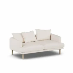 1898 Sjövik soffa Caleido Beige 9600-vitoljad ek 2 5-sits